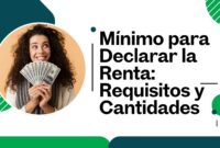 Mínimo para Declarar la Renta